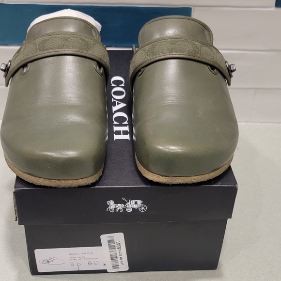 COACH Blake Clog With Signature Canvas Jacquard [EUC] - Picture 14 of 15